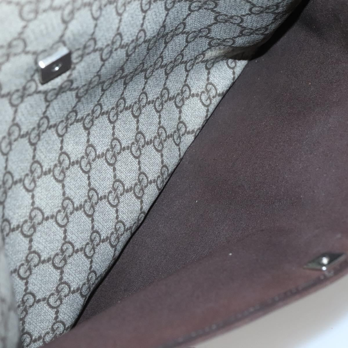 Gucci Zip Top Messenger Bag GG Coated Canvas