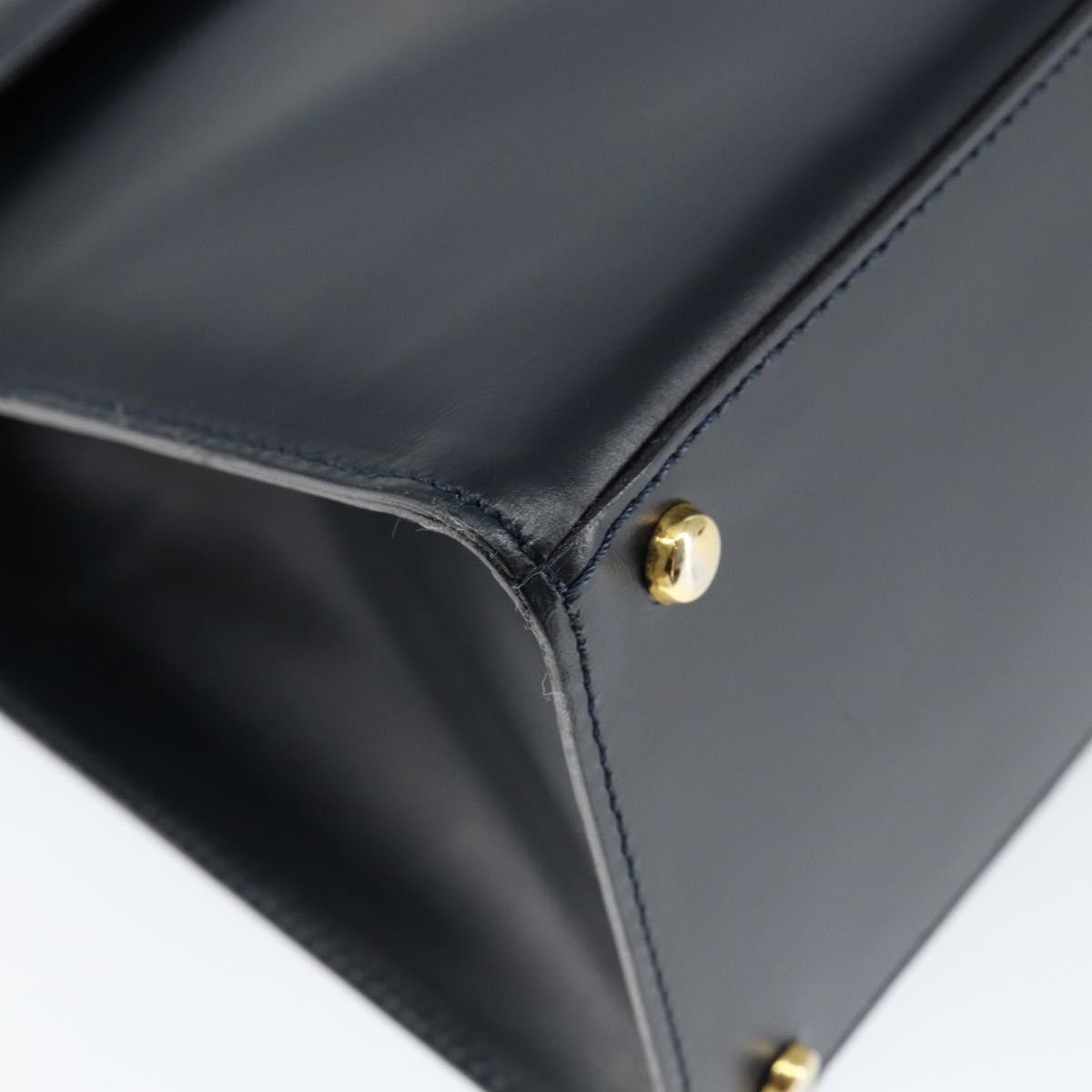 Celine Circle Logo Handbag Leather