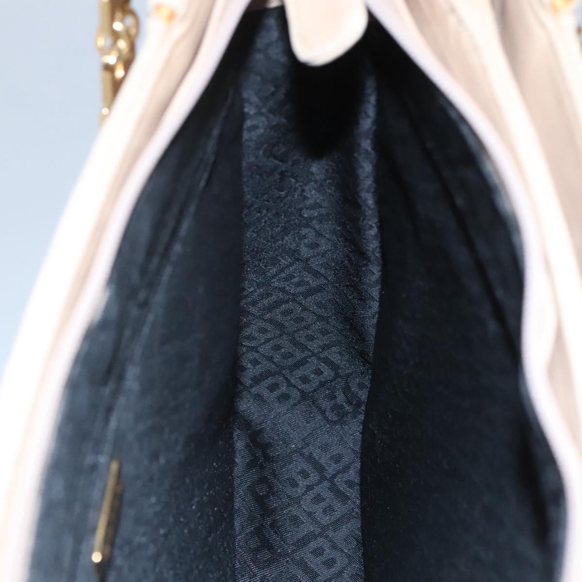 Bally Vintage Chain Shoulder Bag Quilted Leather