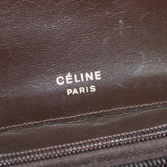 Celine C Sulky Shoulder bag Canvas and Leather