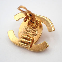Chanel CC Turnlock Clip-On Earrings Metal