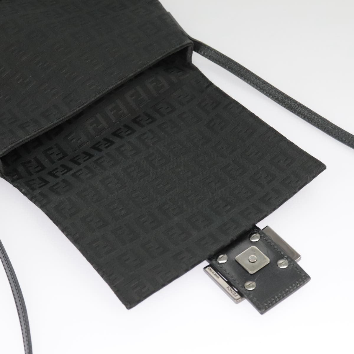 Fendi Mamma Baguette Shoulder Bag Canvas