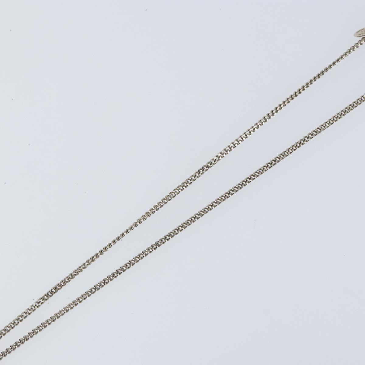 Chanel CC and Heart Pendant Necklace Metal