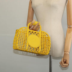 Fendi FF Logo Stamp Basket Tote PVC