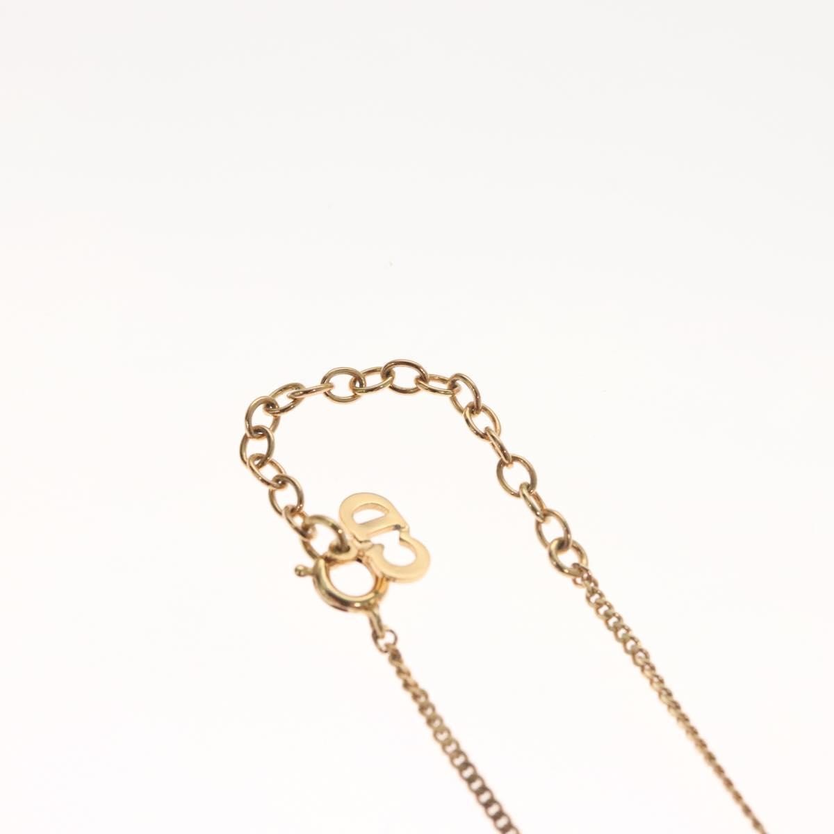 Christian Dior CD Pendant Necklace Gold-plated