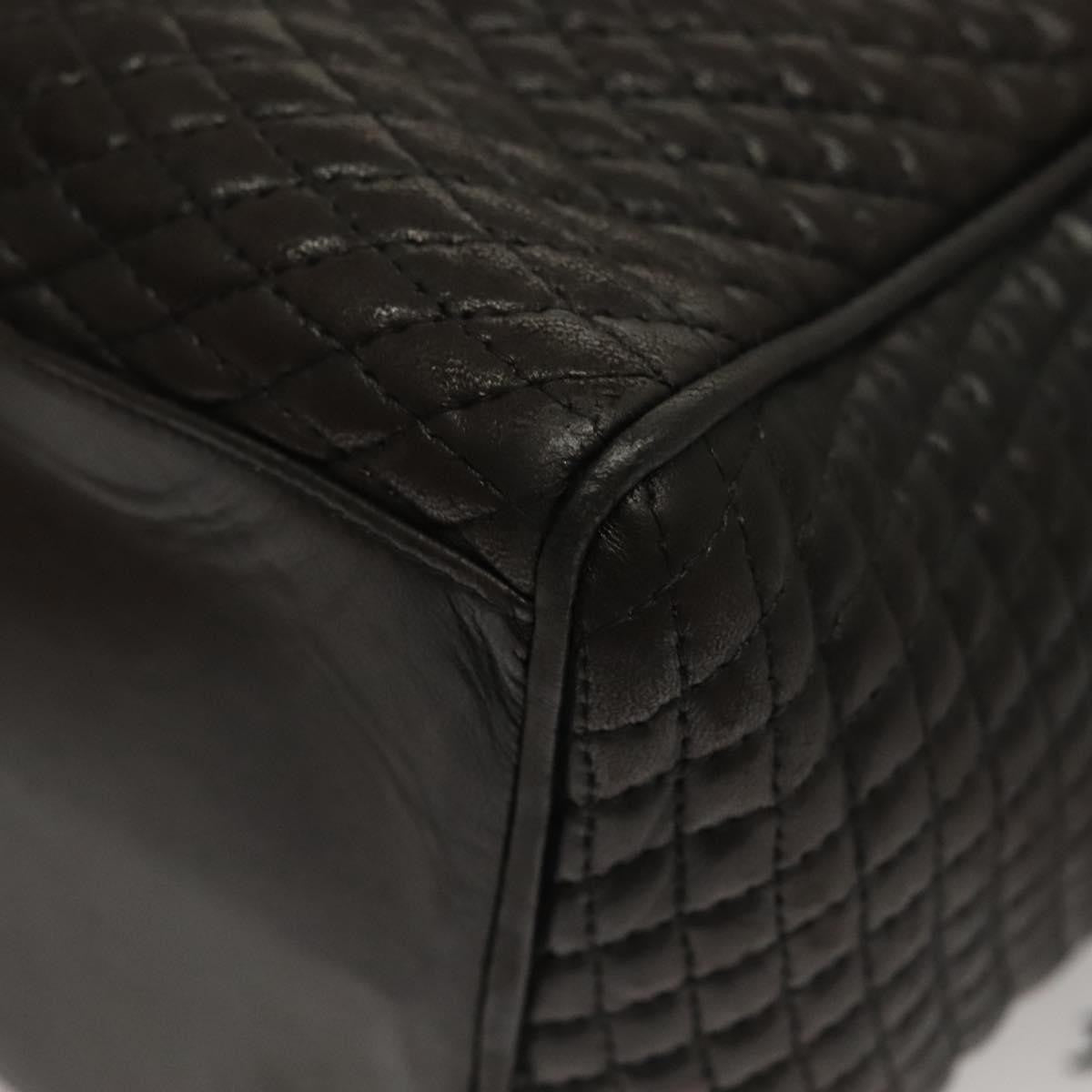 Bally Vintage Chain Shoulder Bag Quilted Leather