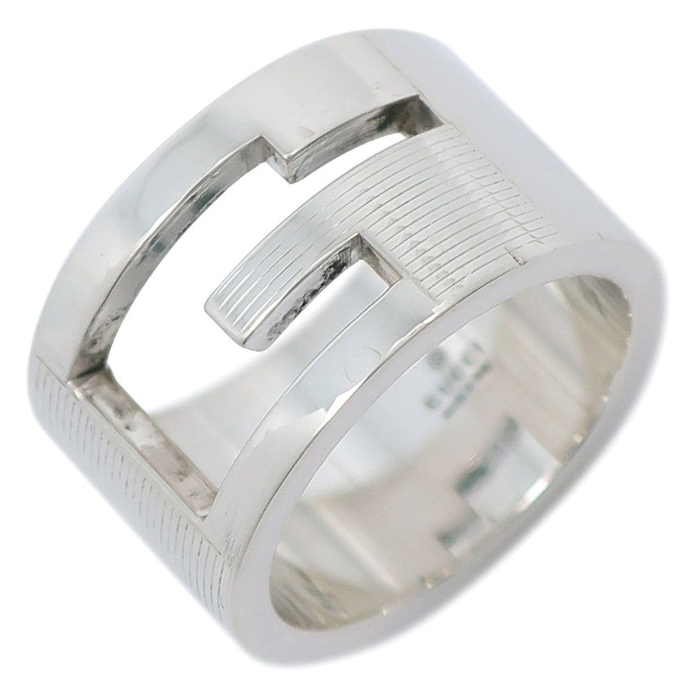 Gucci Logo Band Ring Sterling Silver