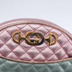Gucci Trapuntata Camera Shoulder Bag Lambskin