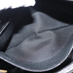 Bally Vintage Chain Shoulder Bag Quilted Leather