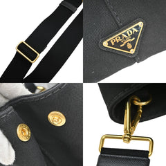 Prada Canapa Convertible Tote Canvas