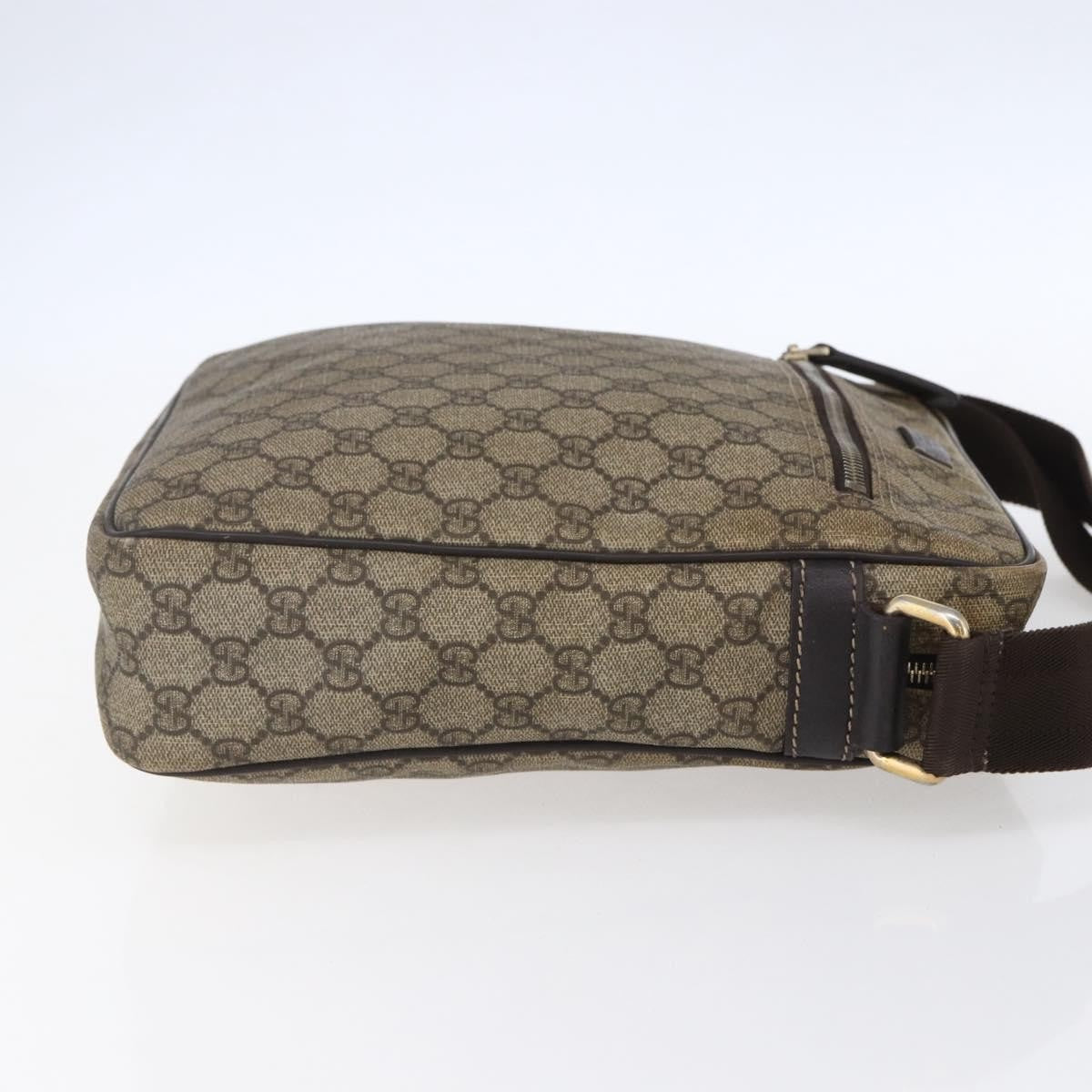 Gucci Front Zip Messenger GG Coated Canvas