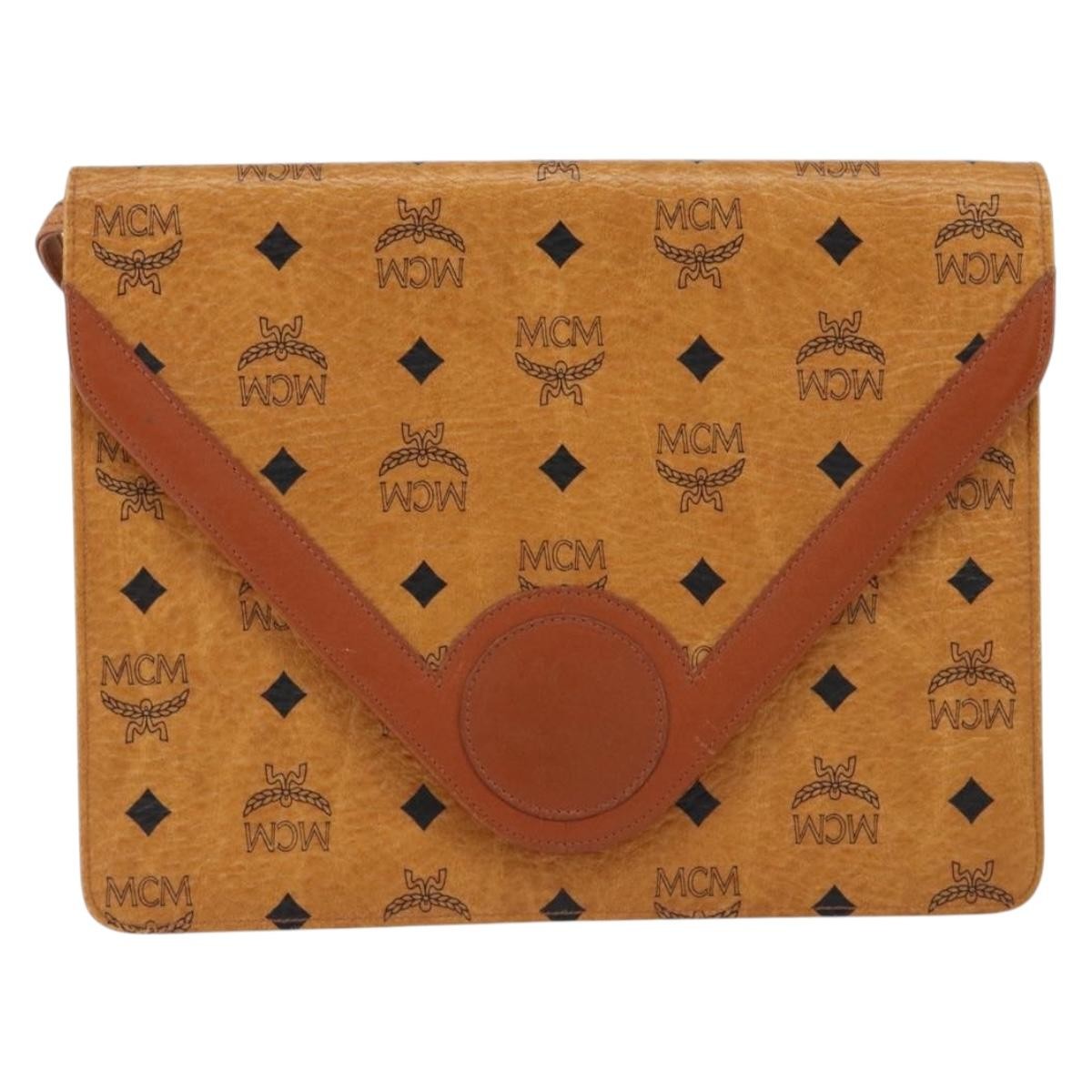 MCM Visetos Shoulder bag Canvas and Leather