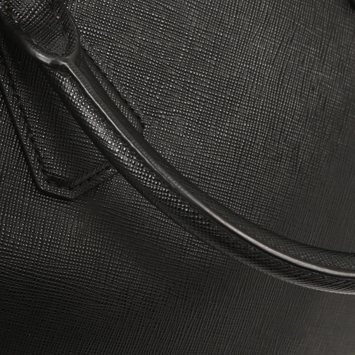 Prada Convertible Zip Around Briefcase Saffiano Leather