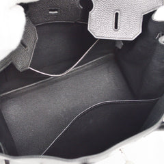 Hermes Birkin Handbag Black Togo with Palladium Hardware