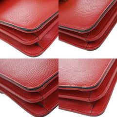 Gucci Interlocking Shoulder Bag Leather