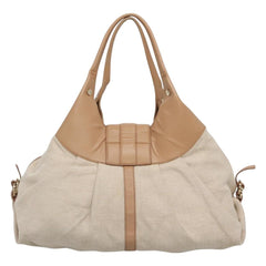 Bvlgari Chandra Hobo Canvas and Leather