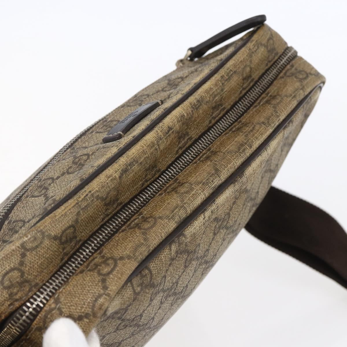 Gucci Front Zip Messenger GG Coated Canvas