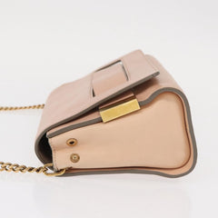 Chloe Elle Chain Clutch Leather