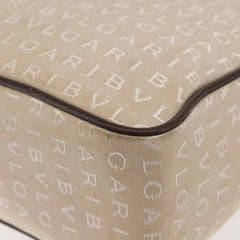 Bvlgari B.Zero1 Logomania Bag Canvas with Leather