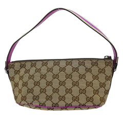 Gucci Vintage Boat Pochette GG Canvas