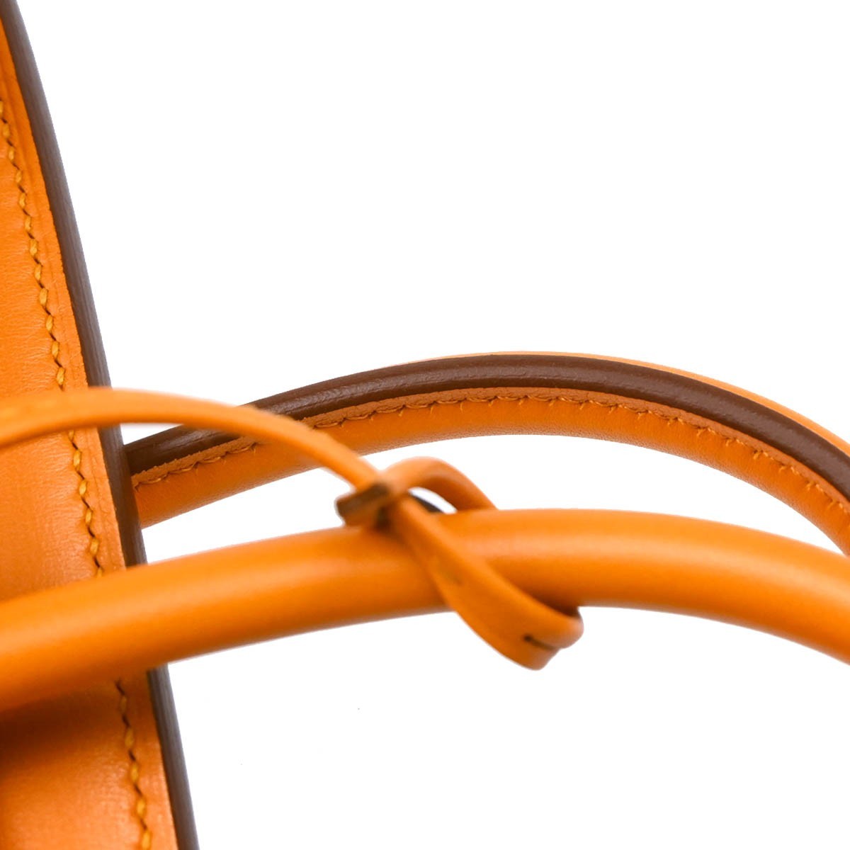 Hermes Birkin Handbag Orange Togo with Palladium Hardware