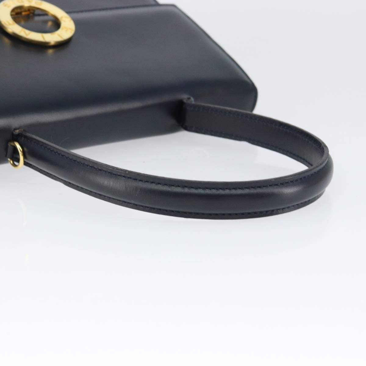 Celine Circle Logo Handbag Leather