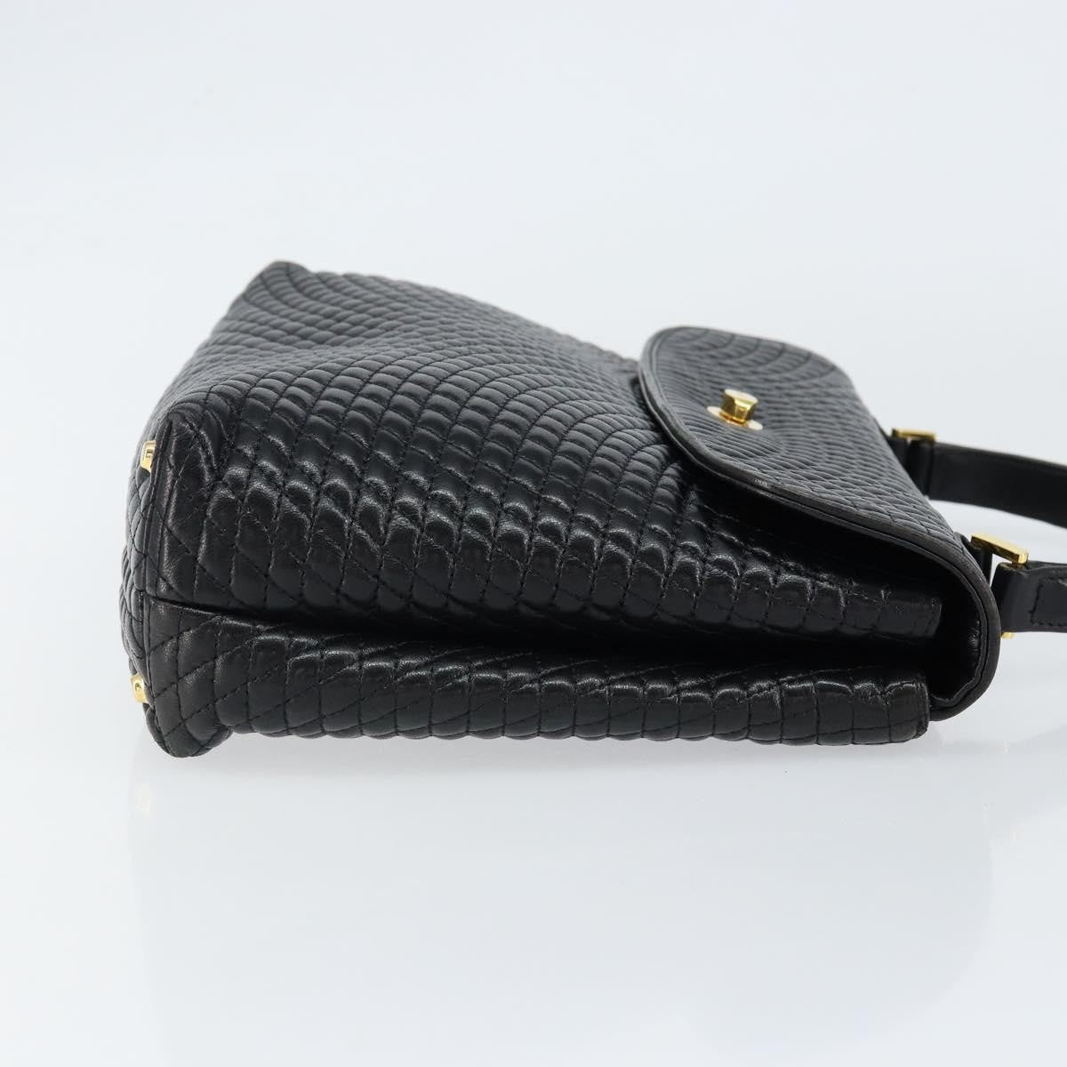 Bally Vintage Handbag Quilted Leather