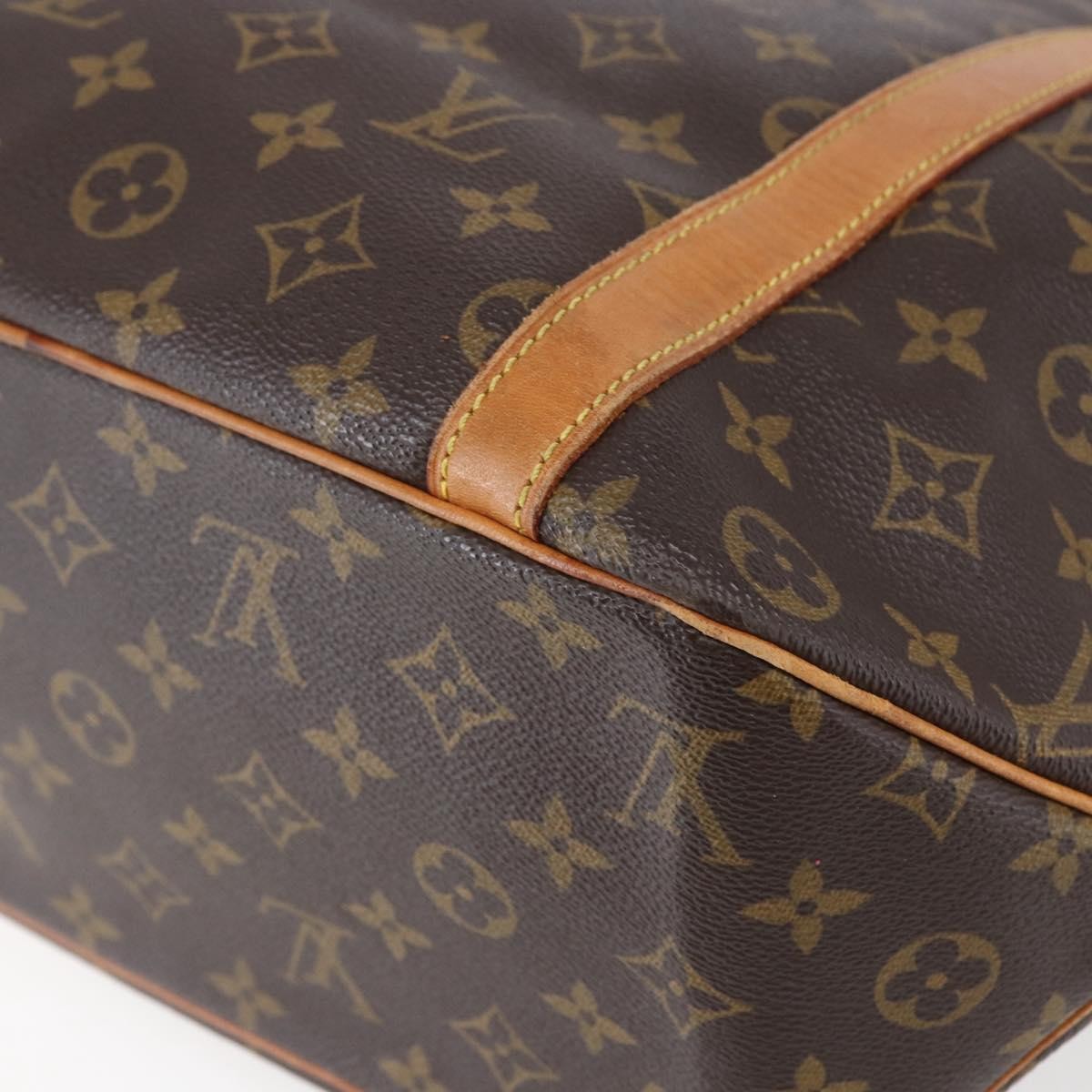Louis Vuitton Shopping Sac Handbag Monogram Canvas