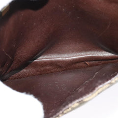 Celine C Sulky Shoulder bag Canvas and Leather