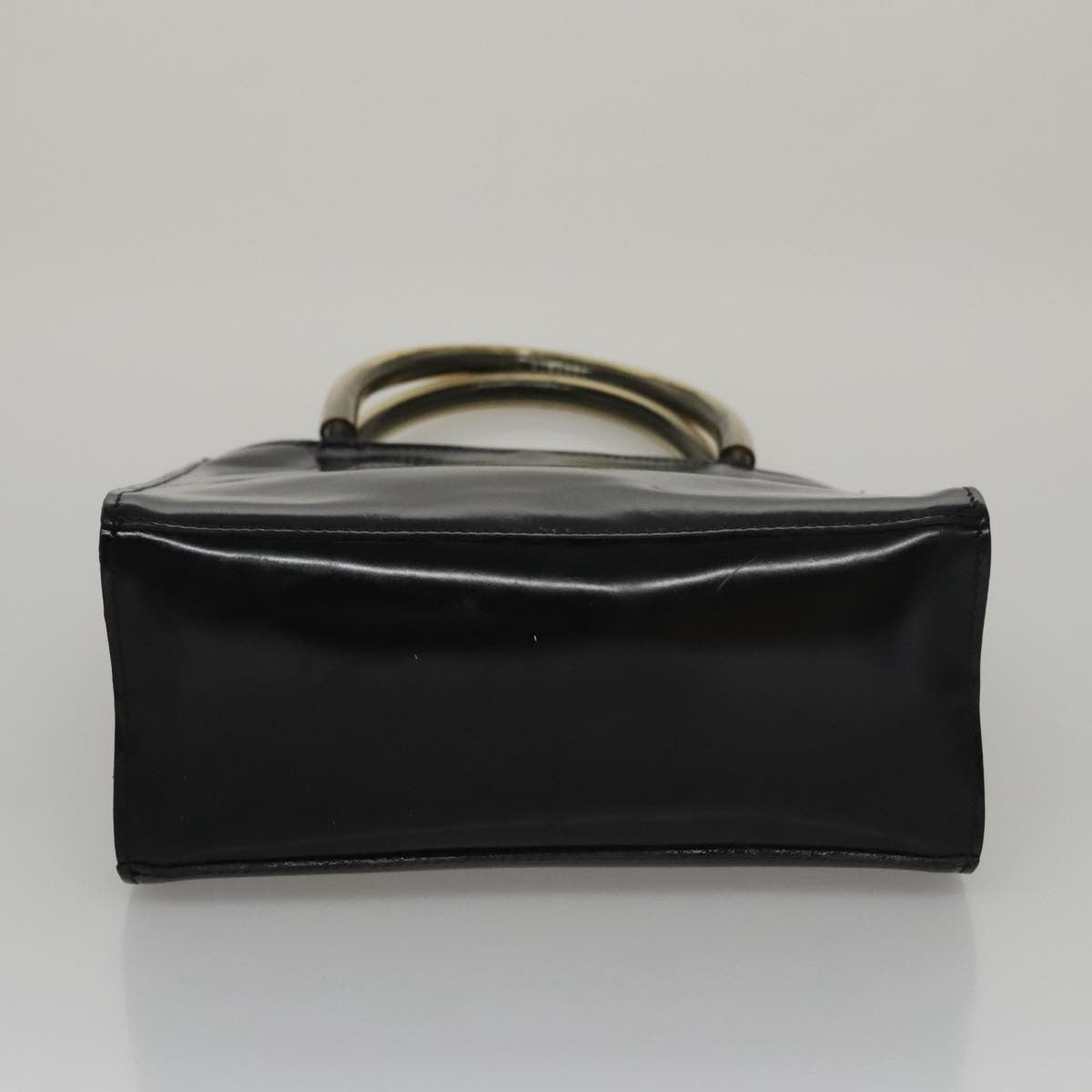Salvatore Ferragamo Gancini Wristlet Clutch Leather