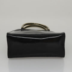 Salvatore Ferragamo Gancini Wristlet Clutch Leather