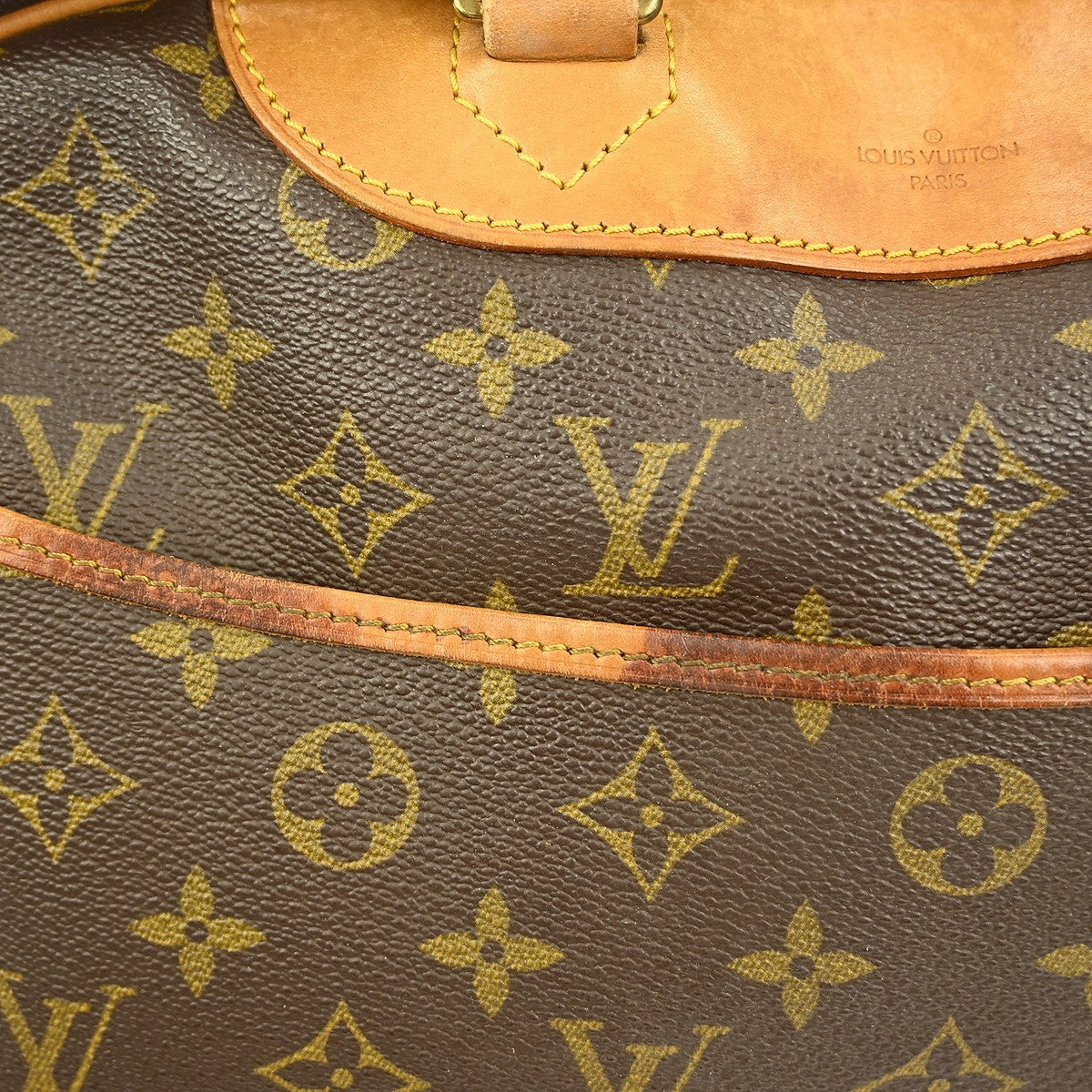 Louis Vuitton Deauville Handbag Monogram Canvas