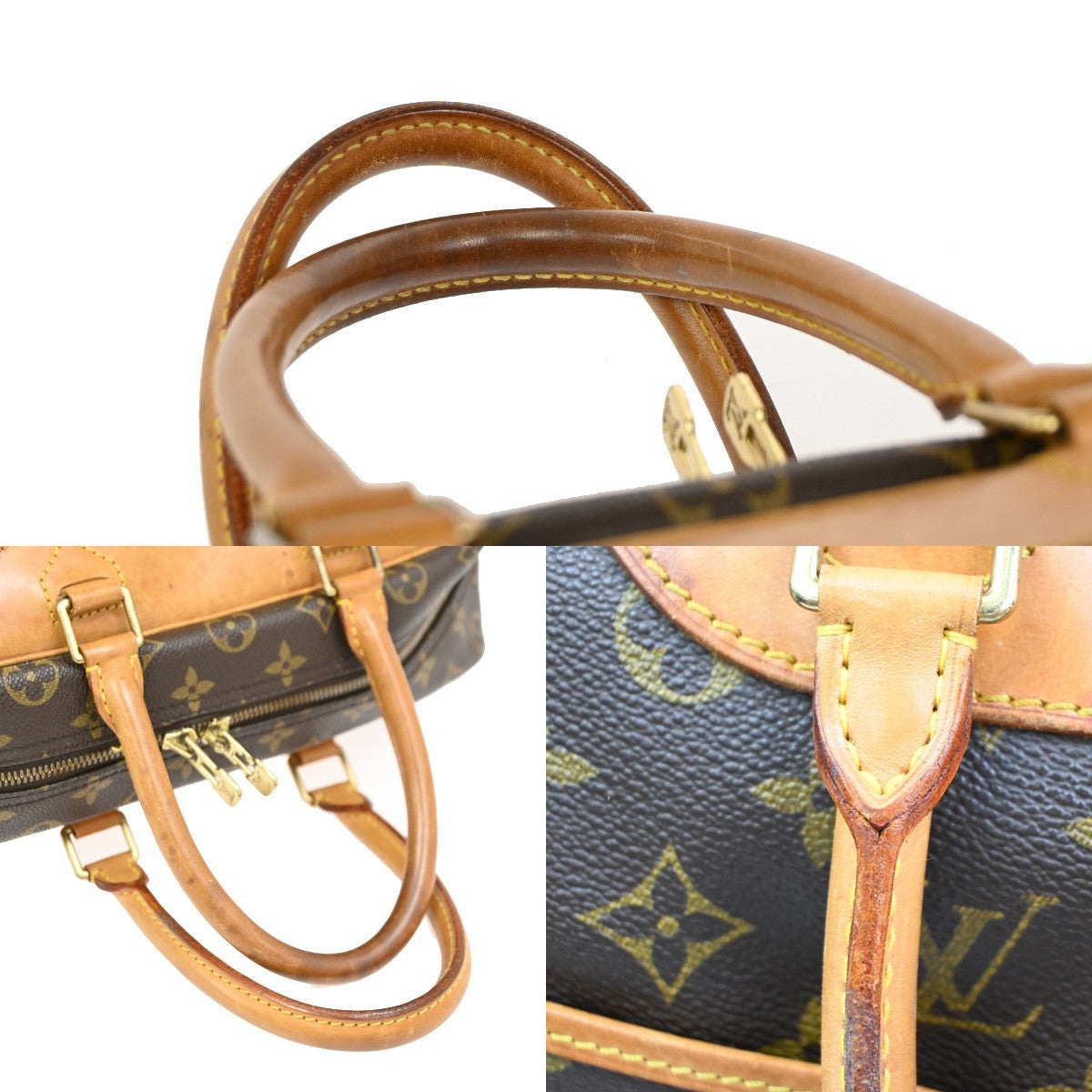 Louis Vuitton Deauville Handbag Monogram Canvas