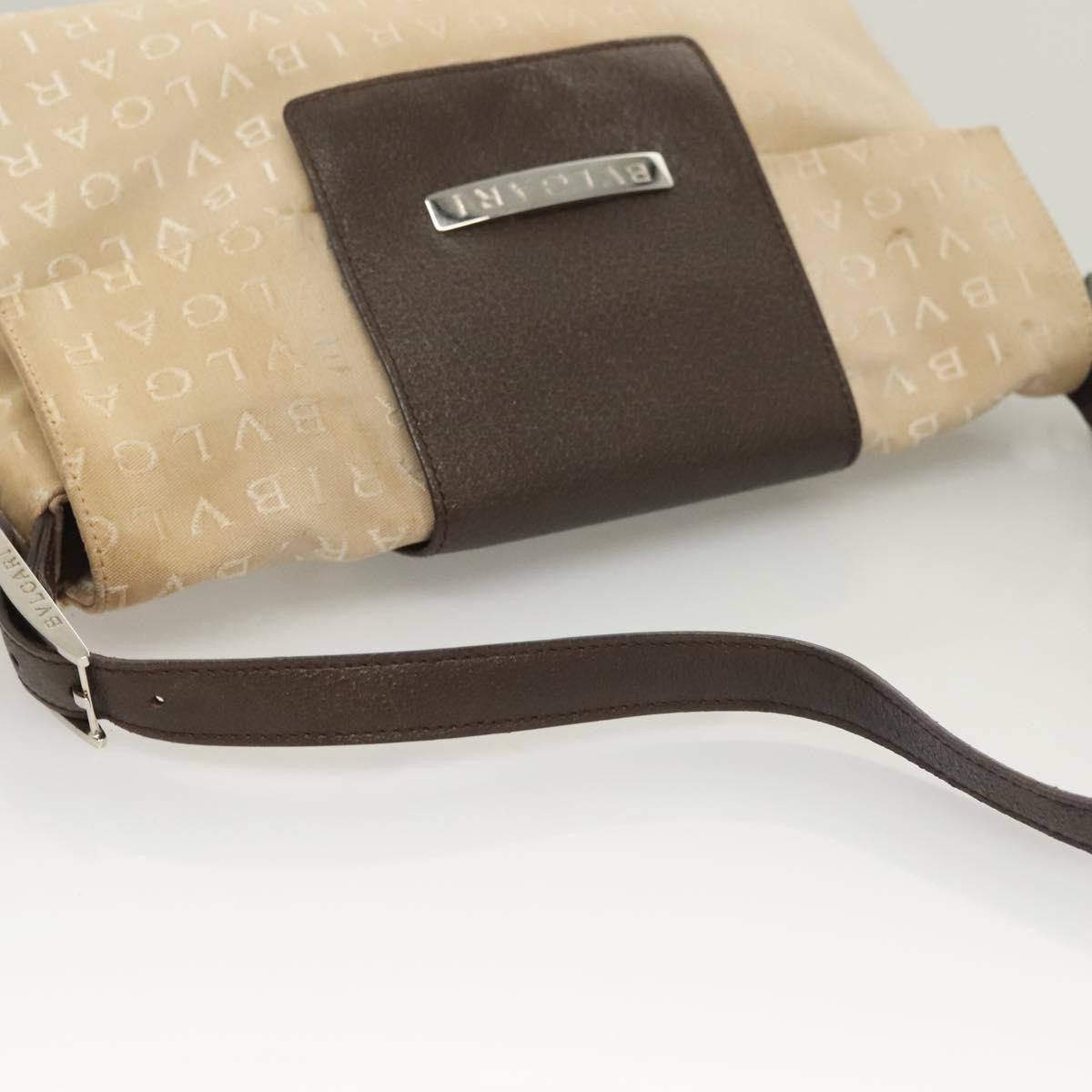 Bvlgari B.Zero1 Logomania Bag Canvas with Leather