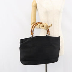 Gucci Vintage Bamboo Handle Bag Nylon