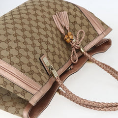 Gucci Bella Tote GG Canvas with Leather