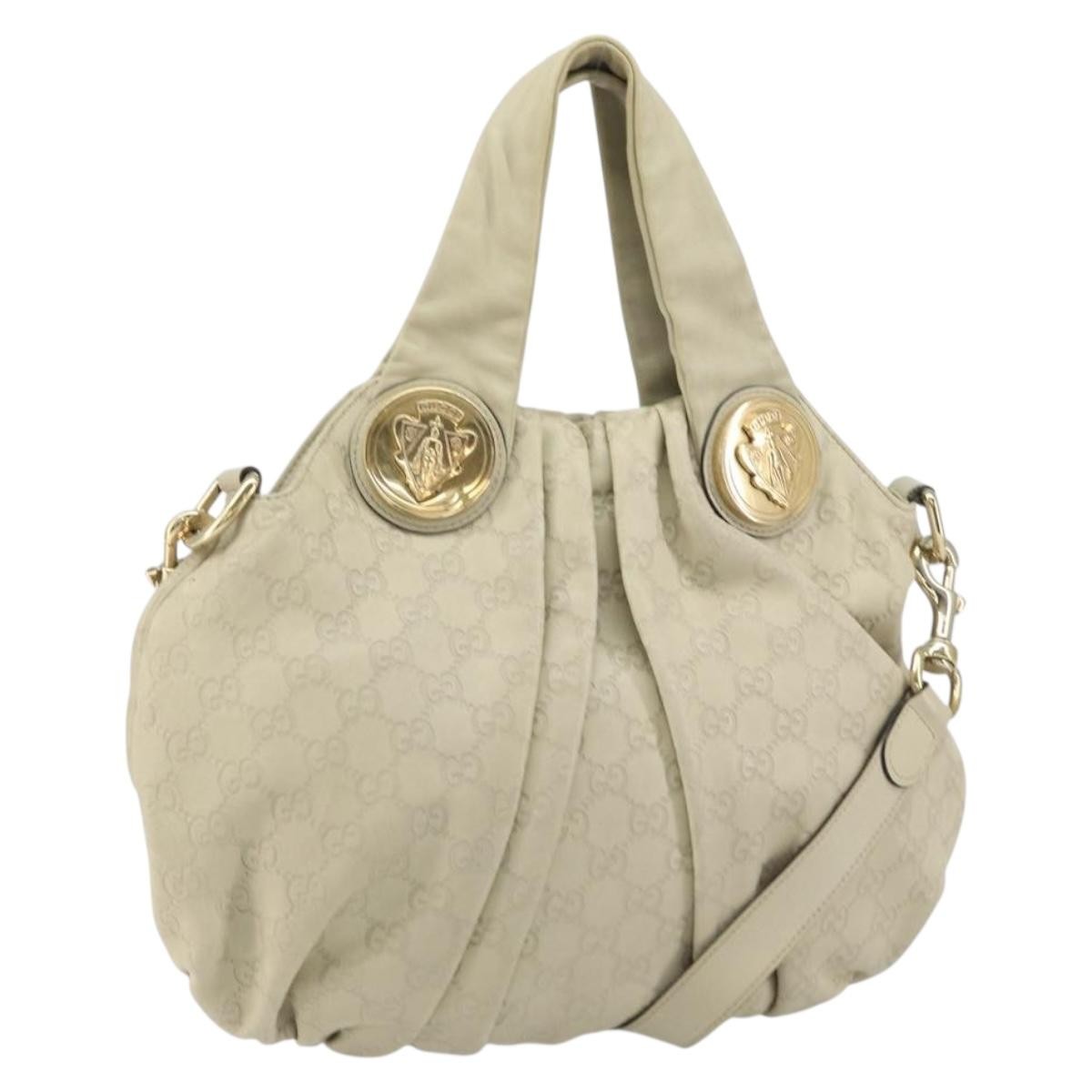 Gucci Hysteria Convertible Top Handle Bag Guccissima Leather