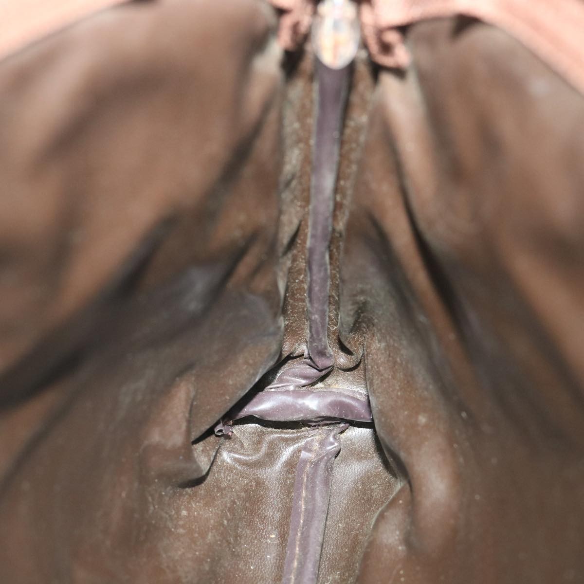 Burberry Nova Check Chain Satchel Leather