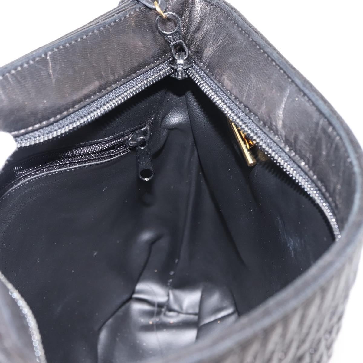 Bally Vintage Chain Shoulder Bag Quilted Leather