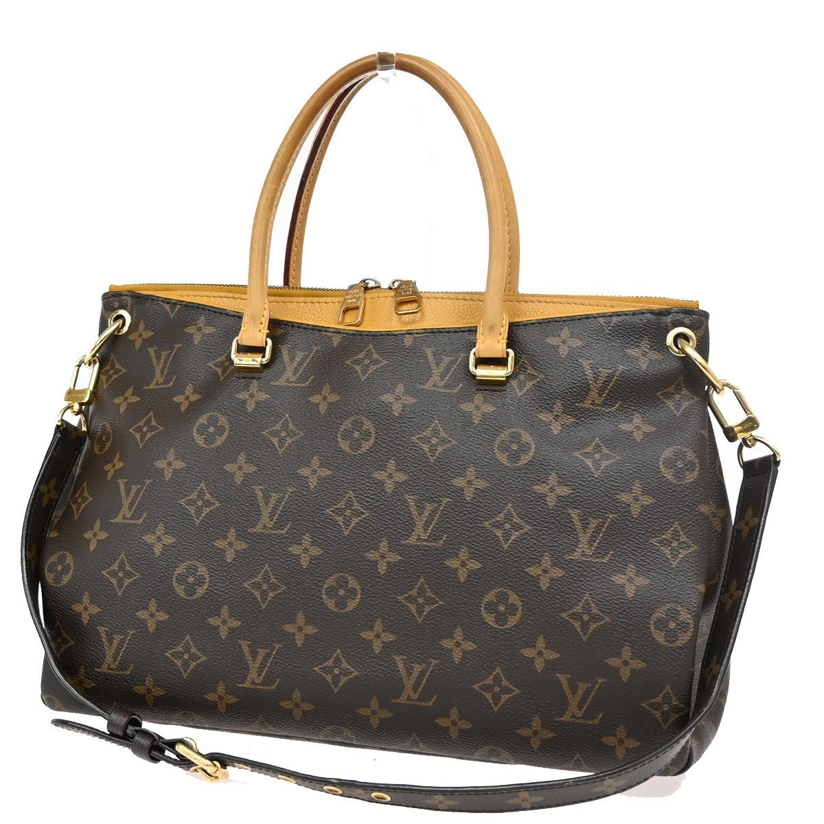Louis Vuitton Pallas Tote Monogram Canvas with Leather