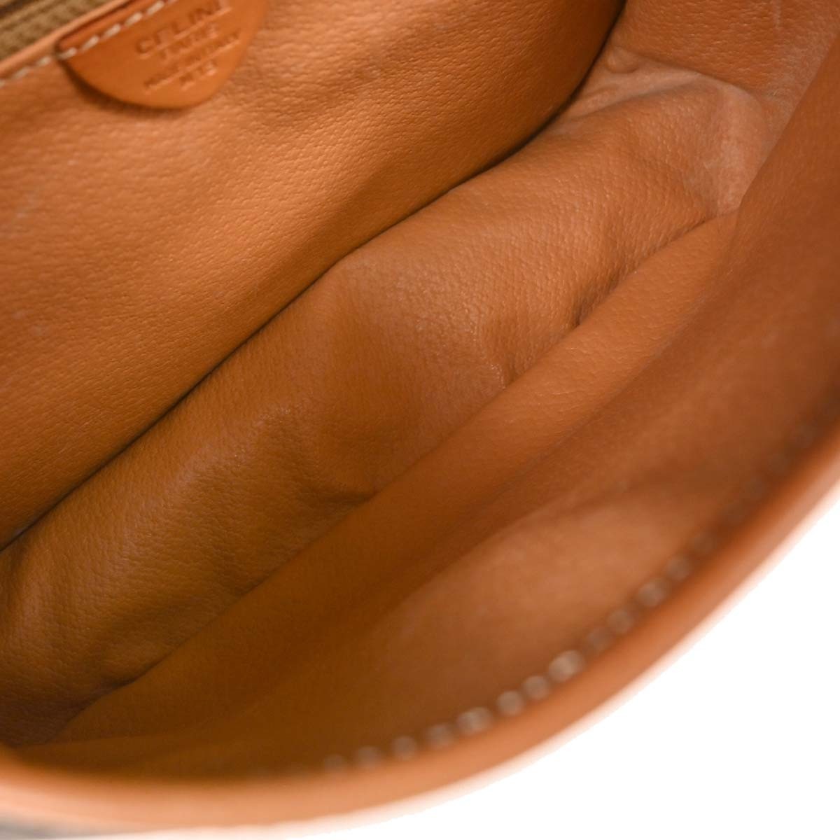 Celine Vintage Flap Shoulder Bag Macadam Coated Canvas