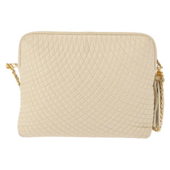 Bally Vintage Chain Shoulder Bag Quilted Leather