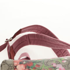 Gucci Buckle Backpack Blooms Print GG Coated Canvas
