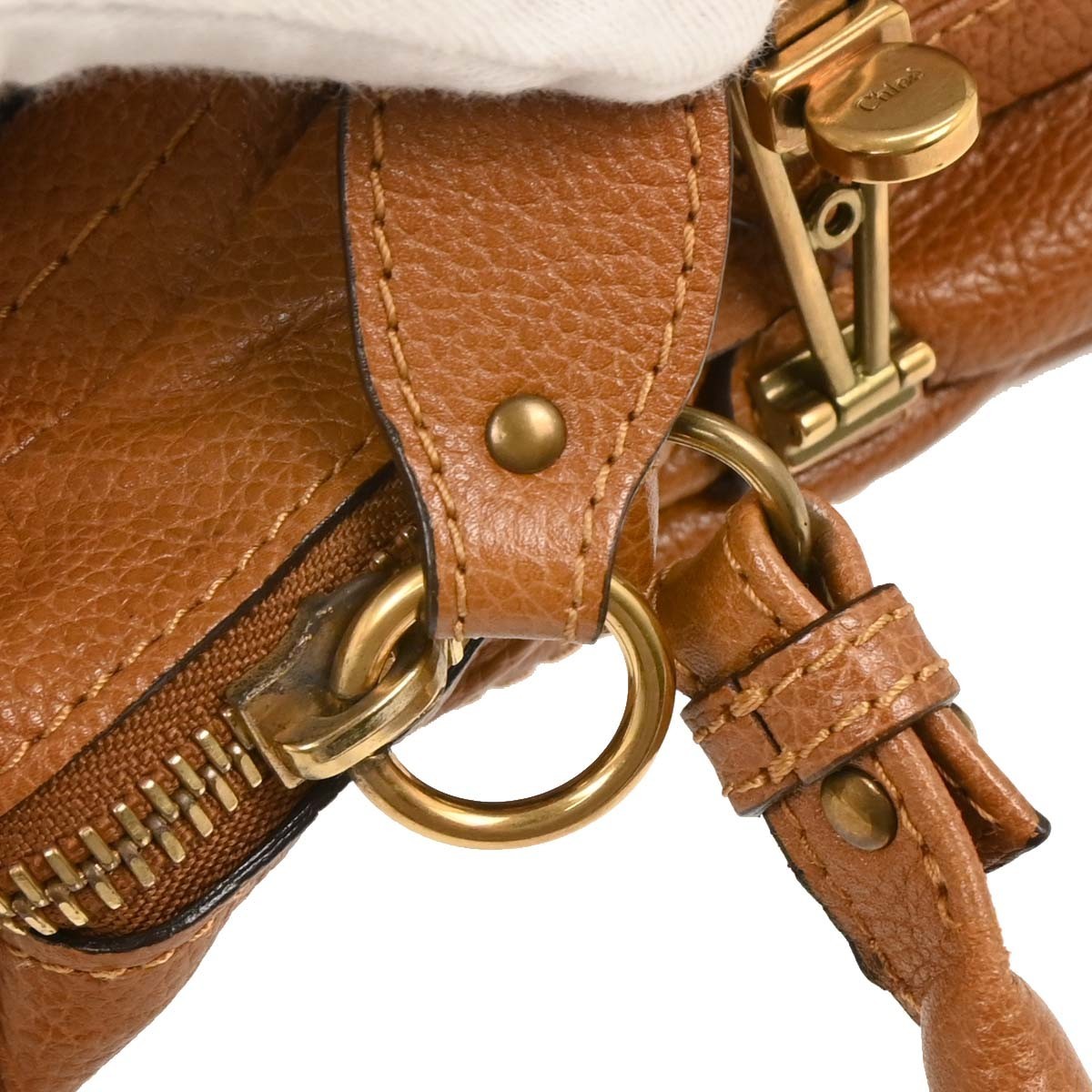 Chloe Paraty Top Handle Bag Leather