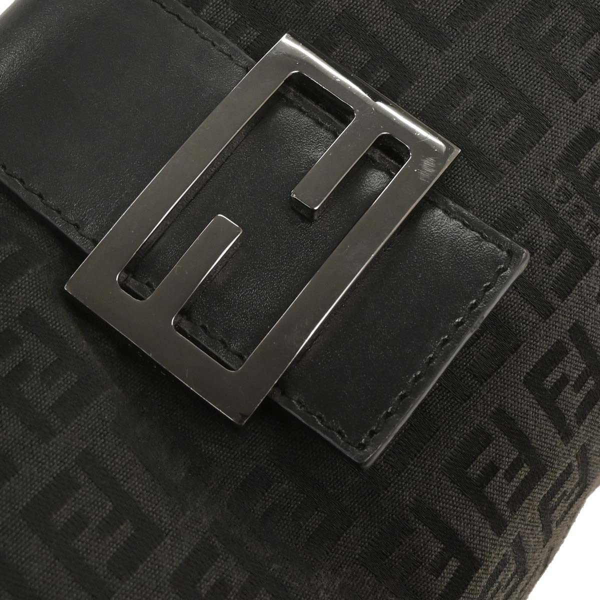 Fendi Belted Shoulder Bag Zucchino Canvas