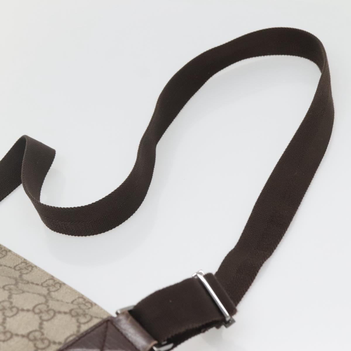 Gucci Zip Top Messenger Bag GG Coated Canvas