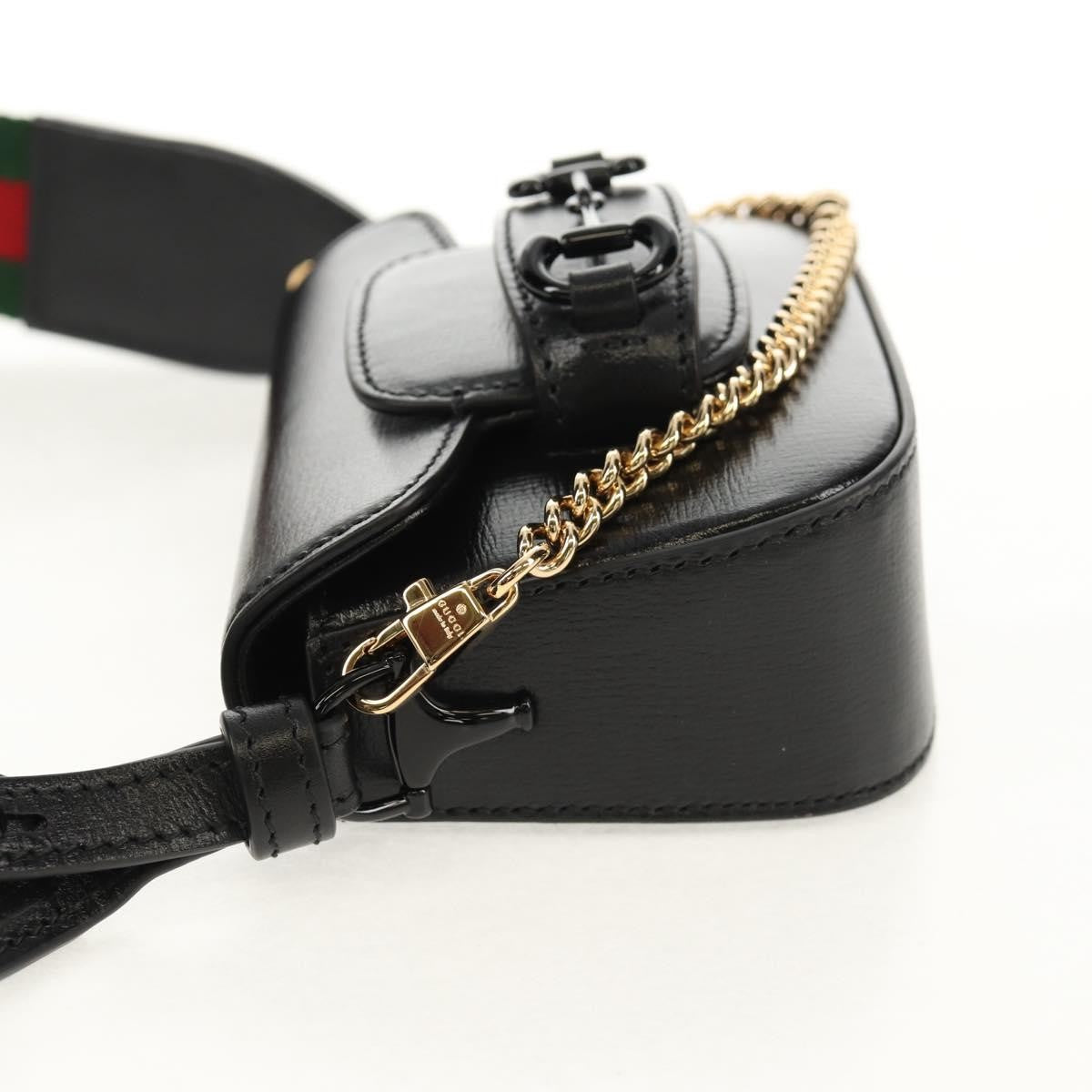 Gucci Vintage Horsebit Shoulder bag Leather