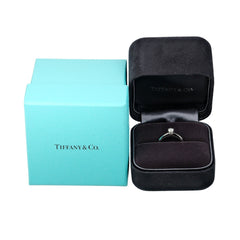 Tiffany & Co. Tiffany Setting Solitaire Ring Platinum with RBC Diamond I/VS1
