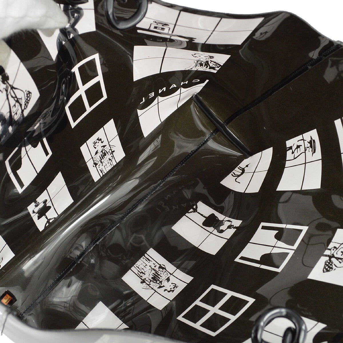 Chanel Coco Window Tote Printed Vinyl