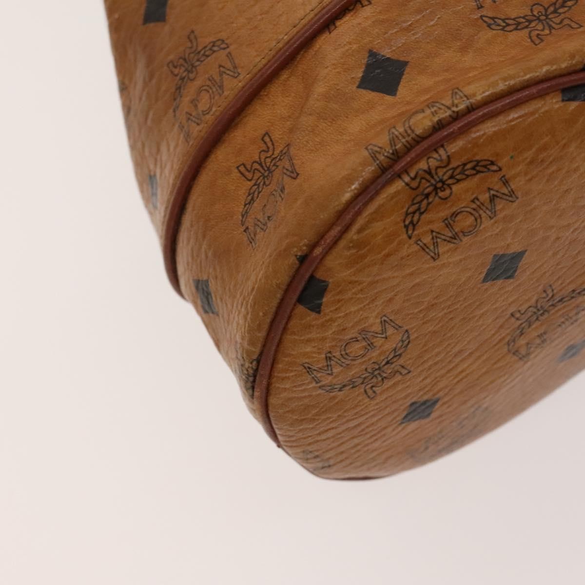 MCM Drawstring Shoulder Bag Leather